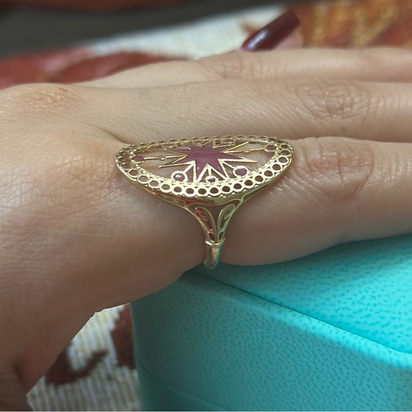 14k solid gold ring - Picture 4 of 5